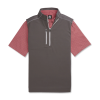 FootJoy 1/4 ZIP HEATHER BLOCKED VEST -Clubs shop 1 4 zip heather blocked vest