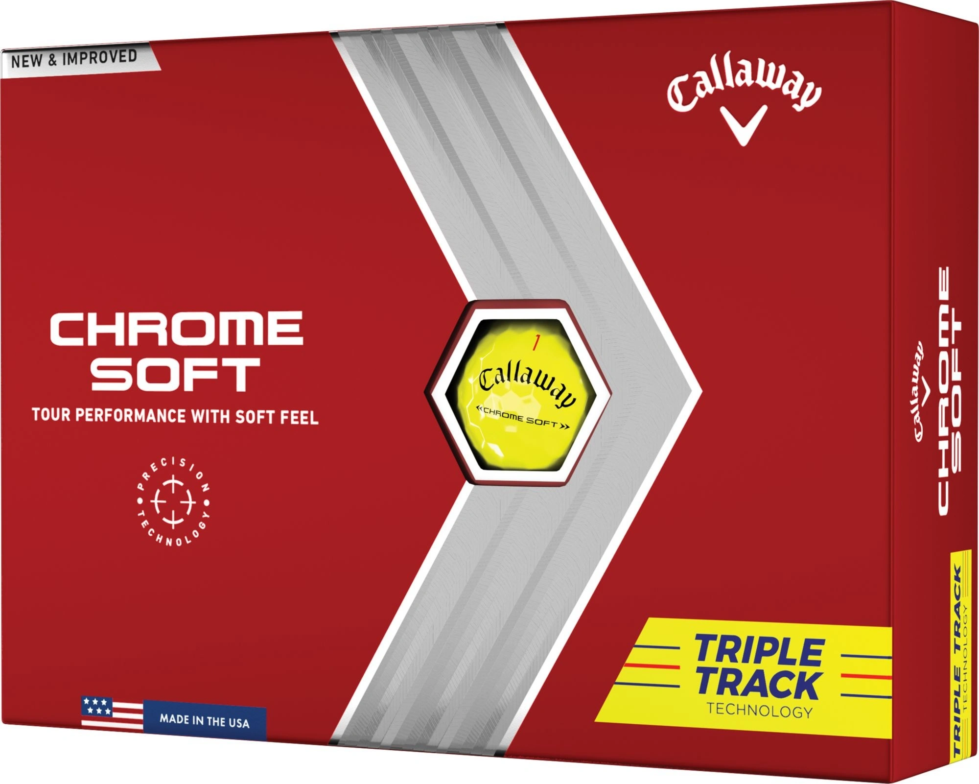 Callaway 2022 CHROME SOFT TRIPLE TRACK YELLOW 3 Callaway 2022 CHROME SOFT TRIPLE TRACK YELLOW
