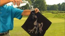 Frogger AMPHIBIAN TOWEL BLUE -Clubs shop amphibian towel blue 1