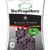 SoftSpikes BLACK WIDOW GOLF CLEATS/SPIKES - FAST TWIST -Clubs shop black widow golf cleats spikes fast twist