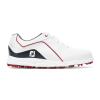 FootJoy BOYS PRO S/L WHITE/BLUE 45028 -Clubs shop boys pro s l white blue 45028