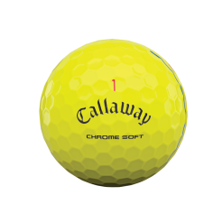 Callaway CHROME SOFT YELLOW TRIPLE TRACK