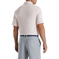 FOOTJOY BEAD CHAIN QUARTZ PINK/WHITE POLO -Clubs shop footjoy bead chain quartz pink white polo 2