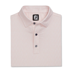 FOOTJOY BEAD CHAIN QUARTZ PINK/WHITE POLO