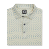 FOOTJOY LEAPING DOLPHINS POLO LEMONADE/DOVE GREY -Clubs shop footjoy leaping dolphins polo lemonade dove grey