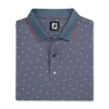 FOOTJOY PUSH PLAY PRINT POLO GRAPHITE/WHITE -Clubs shop footjoy push play print polo graphite white