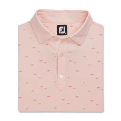 FOOTJOY SCHOOL OF FISH QUARTZ PINK POLO