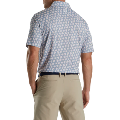 FOOTJOY SHADOW PALM POLO GRAPHITE/QUARTZ PINK -Clubs shop footjoy shadow palm polo graphite quartz pink 2