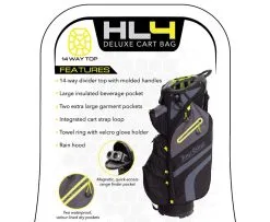 Tour Edge HL4 DELUXE CART BAG -Clubs shop hl4 deluxe cart bag 7