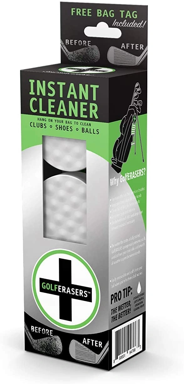GOLF ERASERS INSTANT CLEANER 6PK 3 GOLF ERASERS INSTANT CLEANER 6PK