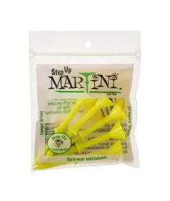 Martini Golf Tees MARTINI STEP TEE 5PK YELLOW