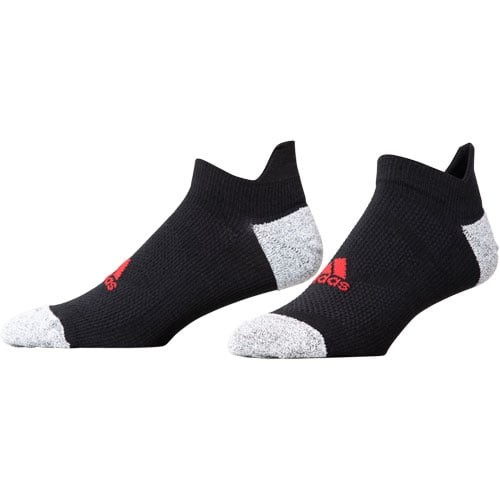 ADIDAS PRIMEGREEN TOUR ANKLE SOCKS BLACK/SCARLE 3 ADIDAS PRIMEGREEN TOUR ANKLE SOCKS BLACK/SCARLE