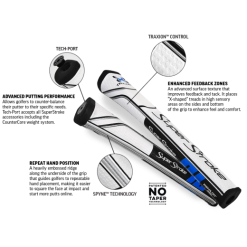 SuperStroke TRAXION PISTOL GT TOUR WHITE/RED/GREY