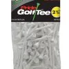 PRIDE SPORTS WOOD TEES 2 3/4'' 100 PACK WHITE -Clubs shop wood tees 2 3 4 100 pack white